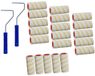 Interbosch B.V. 20x Rouleau de peinture / Rouleaux de peinture incluant 2 supports de rouleau - 10 cm