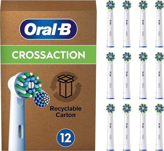 Oral-B Pro Cross Action - Opzetborstels - 12 Stuks