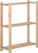vidaXL - Opbergrek - 3-laags - 60x28,5x90 cm - massief grenenhout