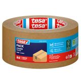 tesapack STRONG PAPER - Papieren verpakkingstape - Bruin - 50 m x 50 mm