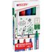 edding 383 flipchart marker - set van 4 - zwart, rood, blauw, groen