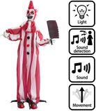 Boland Decoratie Clown Chuckles Horror Halloween Spookhuis Interactief Licht Geluid Beweging