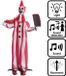 Boland Decoratie Clown Chuckles Horror Halloween Spookhuis Interactief Licht Geluid Beweging
