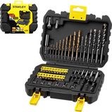 Stanley Accessoires - 50-delige borenset, schroefbits en doppen STA88546-XJ