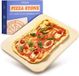 Pizzasteen, carré, pour four et grill - pour une croûte croustillante
