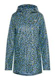 Schmuddelwedda Functionele jas blauw / neongeel / zwart