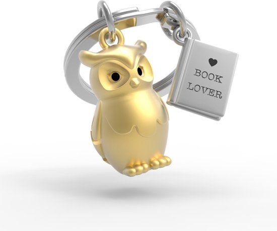 Sleutelhanger Metalmorphose Wise Owl Sleutelhanger - Zilver/Goud