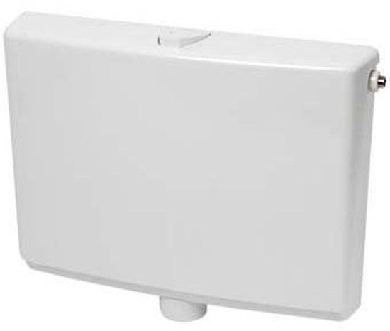 Wisa 550 opbouwreservoir - laaghangend - wit