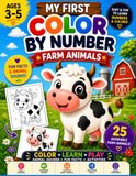 My First Color by Number: Farm Animals