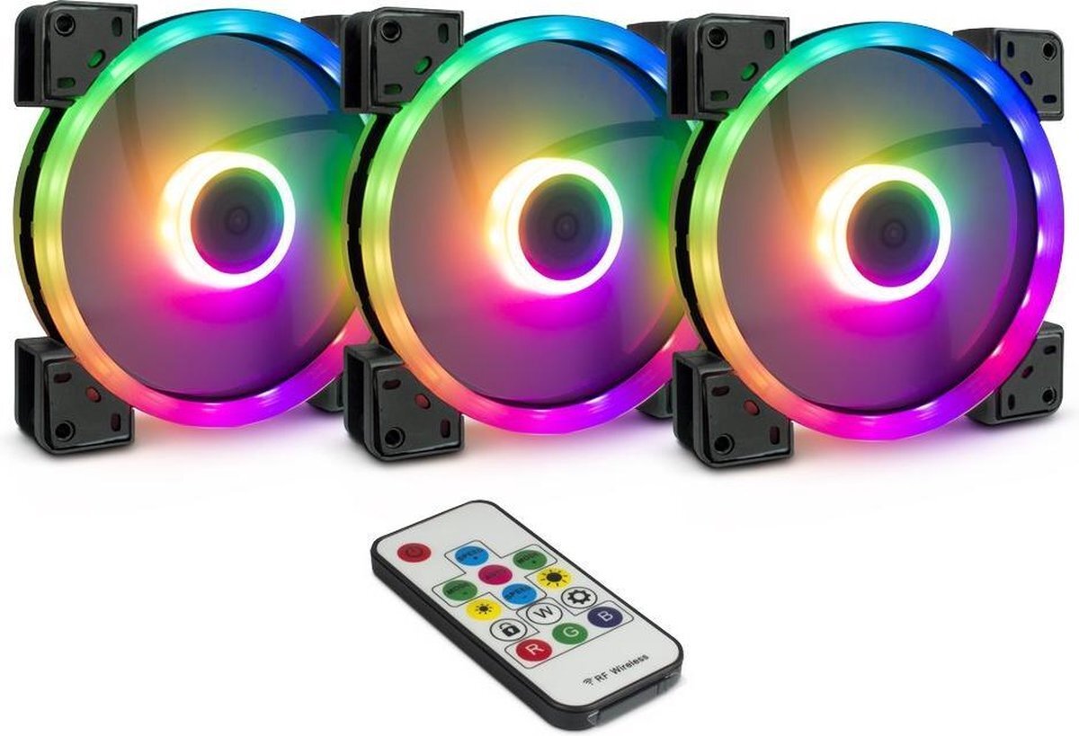 Argus Inter-Tech koeler 140*140*25 RGB-FAN SET RS-14 retail