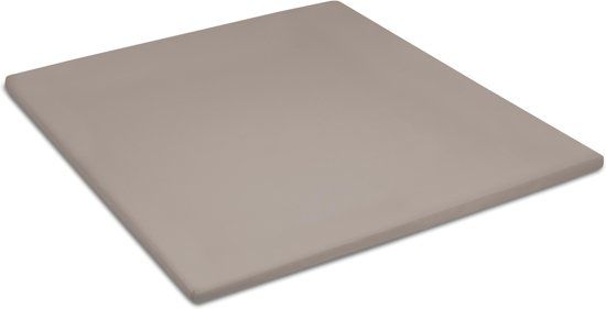 Cinderella basic percaline katoen topper hoeslaken - 90x200 cm - Taupe