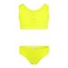 No Way Monday crop bikini geel