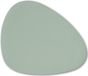 Zeller tafel placemats lederlook - 4x stuks - 34 x 42 cm - mintgroen - Speciale druppel vorm - Diner/ontbijt