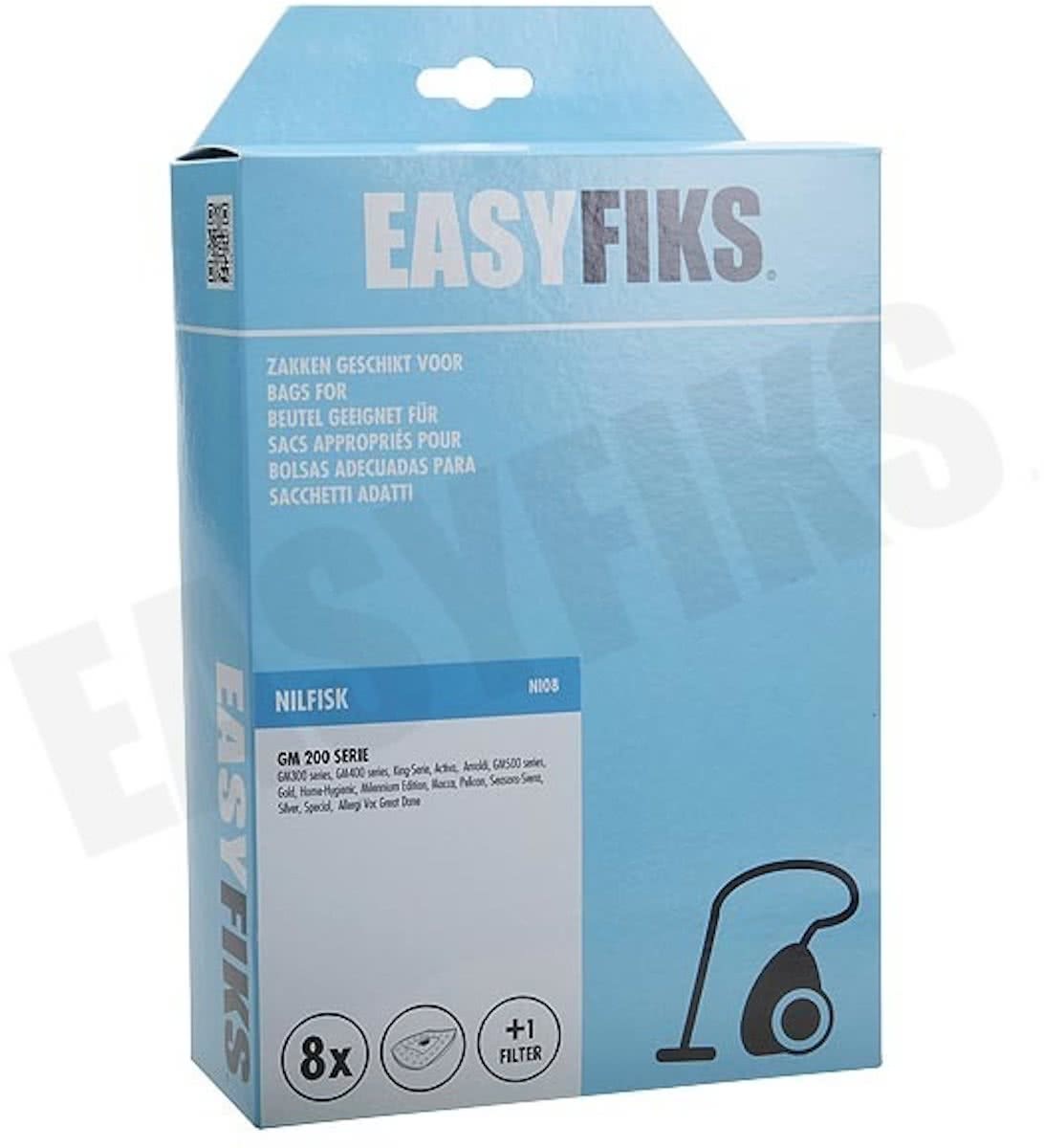 Easyfiks Nilfisk Stofzakken GM 200 Serie