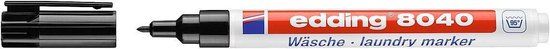 Edding Wasgoedmarker 8040 Rond 1 Mm Zwart