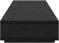 vidaXL - Support pour moniteur - Noir - 100 x 27 x 15 cm - Bois traité
