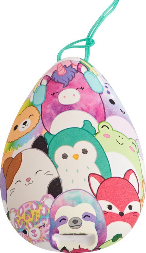 Lazerbuilt Squishmallows TWS oordopjes - medaillon opbergcase - met lanyard - TWS