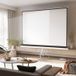 Écran de projection pliable sur trépied 4K HD 4:3 de 120 pouces, hauteur réglable, blanc
