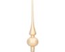 Decoris Kerst piek - champagne - 26 cm - glas - mat
