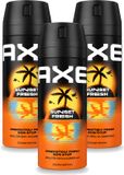 Axe Deodorant Bodyspray Sunset Fresh - 150 ml - Voordeelverpakking - 3 stuks