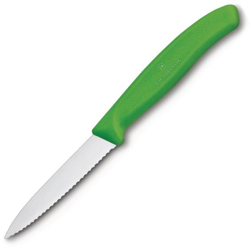 Victorinox Groen Gekarteld Schilmesje 8 cm