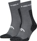 HEAD unisex 2P halfhoge sokken hiking grijs