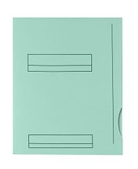 Oxford 50 ondermappen HV 2 kleppen A4 Kraft pastelgroen