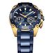Festina Chrono Bike F20547/1 Heren Horloge - Blauw/Goudkleurig - Staal - 45.5 mm