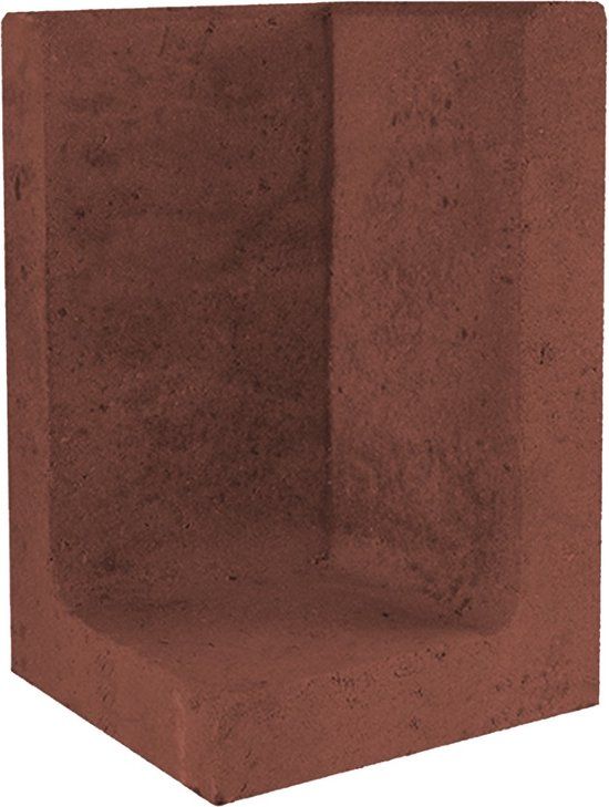 Merkloos Gardenlux L-Element Hoek 30 x 30 x 40 cm tuintegel Corten/Bruin per stuk