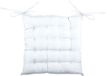 Stof Textile coussin de siège BEA - blanc - 40 x 40 x 4 cm