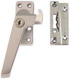 Axa Raamsluiting met nok cilindersluiting links opbouw F1 mat 3319-61-11/GE