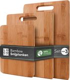 Loco Bird Set van 3 massieve bamboe snijplanken