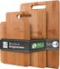 Loco Bird Set van 3 massieve bamboe snijplanken
