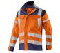 KÜBLER KUBLER PSA REFLECTIQ 12078340 Hi Vis Reflecterend Stof Werkjas HEREN Veiligheidsjas Oranje Donkerblauw - Vuilafstotend