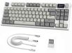 Clavier de jeu sans fil 75% - RGB - -swap - Gris