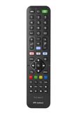 Meliconi 808043 Télécommande IR Sans fil TV Boutons Poussoirs Noir