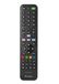 Meliconi 808043 Télécommande IR Sans fil TV Boutons Poussoirs Noir