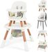 COSTWAY Multifunctionele kinderstoel, 16-in-1