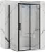 REA Rapid Slide Hoekdouchecabine Zwart 120x90 Rechthoek 120x90x195cm