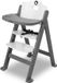 Lionelo Floris - Chaise haute évolutive - Gris Stone - Bouleau - Jusqu'à 40kg
