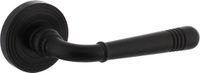 Intersteel Deurkruk Helena op rozet ø54x9 mm met nokken mat zwart