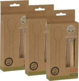 Merkloos Wegwerp Houten Lepels 16 cm 120 Stuks