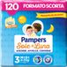 Pampers Sole e Luna Midi luiers, maat 3 (4-9 kg), 120 luiers