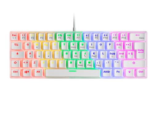 MARS GAMING MK60 - Mechanisch Gaming Toetsenbord - Italiaans Taal