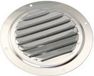 Lindemann Ronde RVS ventilatieroosters met hor - 127mm - Zilver