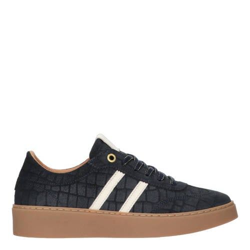 Tango Nynke 1-at suède sneakers - donkerblauw