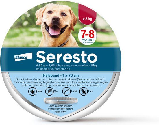 Seresto Teken- En Vlooienband Large - Anti tekenmiddel - per stuk