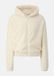 s.Oliver - Kort oversized teddyjack met capuchon - crème - Maat 158/164