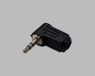 TRU COMPONENTS 1578796 Jackplug 3.5 mm Stekker, haaks Aantal polen: 3 Stereo Zwart 1 stuk(s)