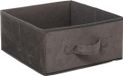 5five Opbergmand/kastmand - Grijs - 14 liter - 31 x 31 x 15 cm